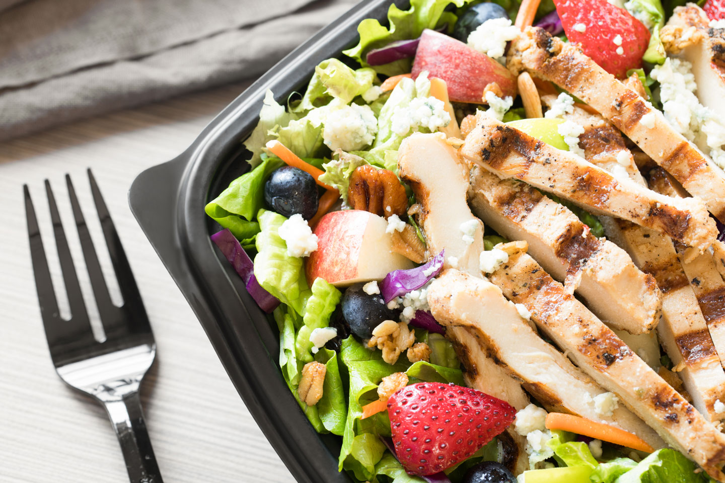 The Southwest Salad with Spicy Chicken Infographic ChickfilA